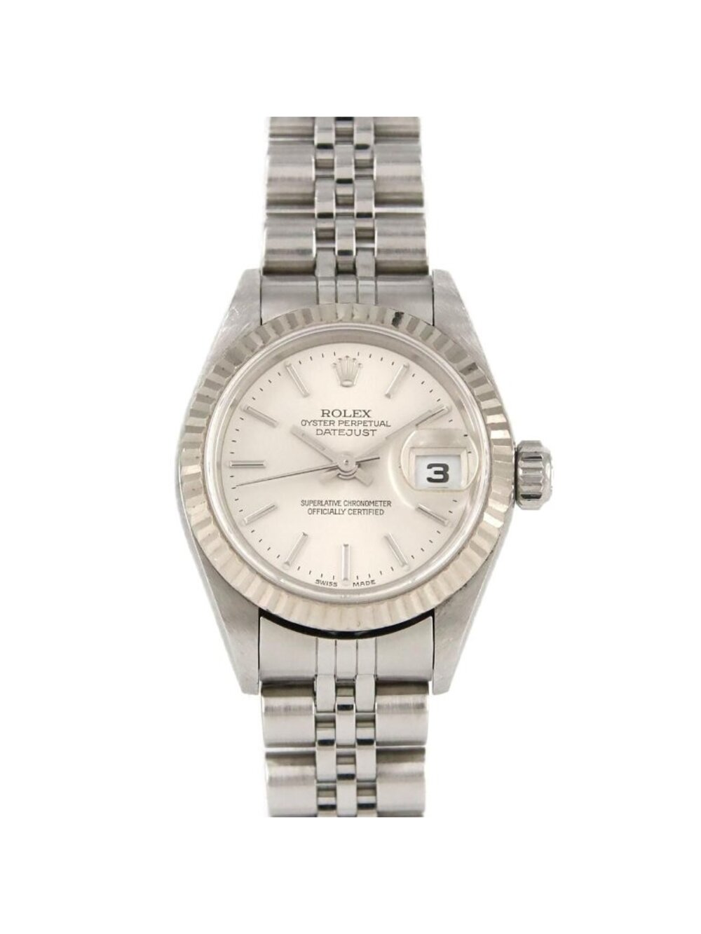 Rolex Datejust Stainless Steel White Gold Automatic